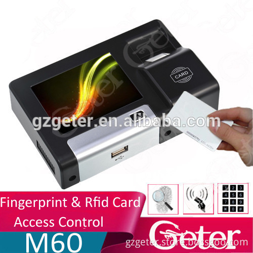 Energy saving 3.5 inch TFT color touch screen Fingerprint Access Control JTL M60